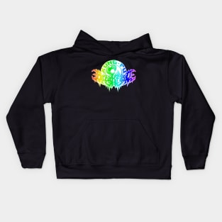 Kung Fu Breakfast Rainbow Logo Version 2 Kids Hoodie